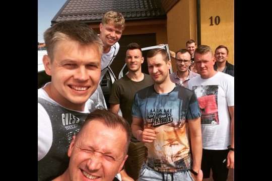 Vyrų savaitgalis: krepšininkas Mindaugas Kuzminskas atšventė bernvakarį