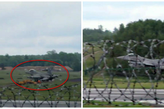 Sostinėje užfiksavo Lenkijos oro pajėgų naikintuvą