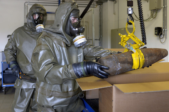 Rusija paskelbė sunaikinusi beveik visas savo cheminio ginklo atsargas