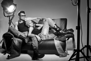 Kieti vyrukai pamišo dėl ypatingų džinsų