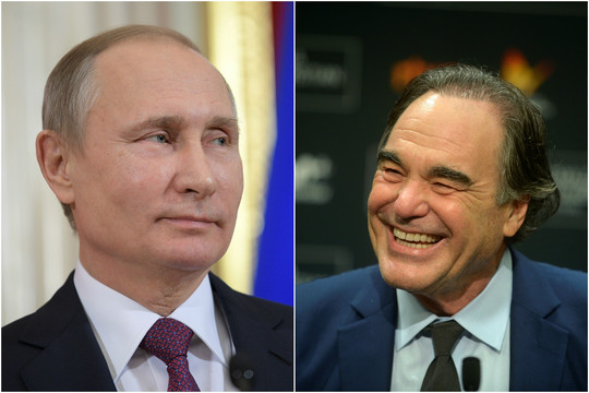 Oliveris Stone'o interviu su Rusijos prezidentu sukėlė amerikiečių nepasitenkinimą