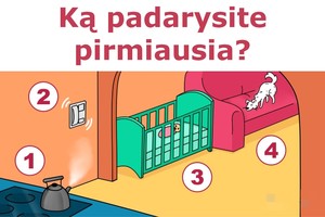 Ką padarysite pirmiausia? Atsakymas atskleidžia kai ką labai asmeniško
