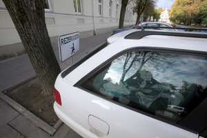 Vyriausybė nepritarė  siūlymui leisti nėščiosioms, vienišiems tėvams statyti automobilius specialiose vietose