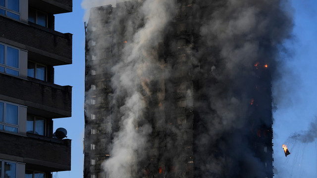 Londono gyventojai negali patikėti, kad jų mieste galėjo kilti toks gaisras