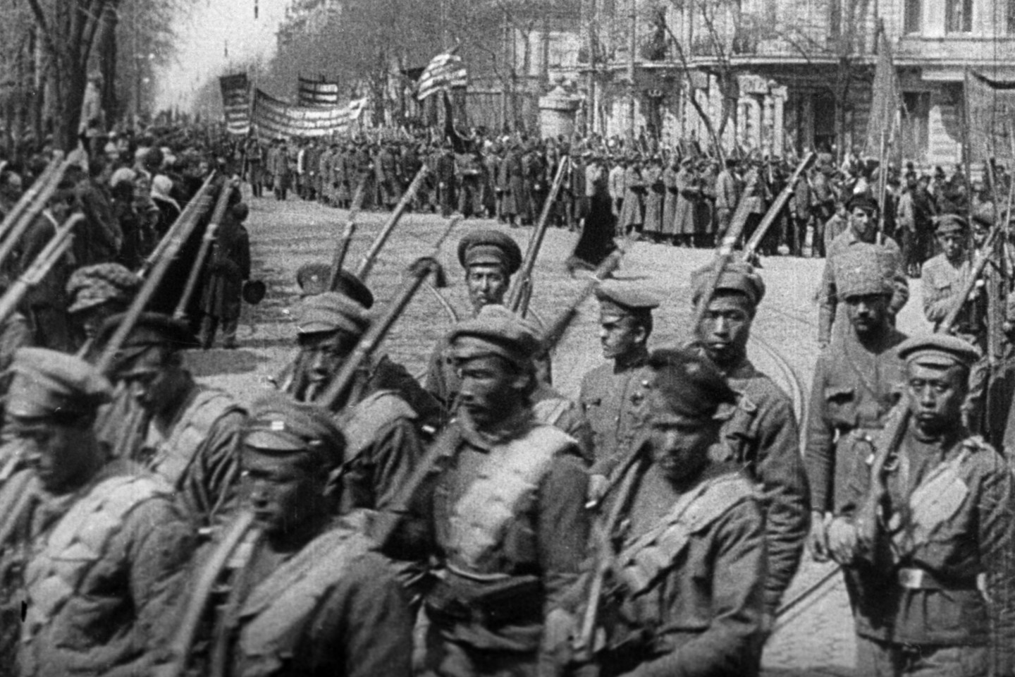 Raudonoji armija įžengė į Odesą. 1919 metų balandis.<br> Skanpix/RIA nuotr.