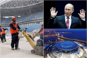 Skandalas Rusijoje: darbininkų sąlygos siaubingos, dalis negauna pinigų