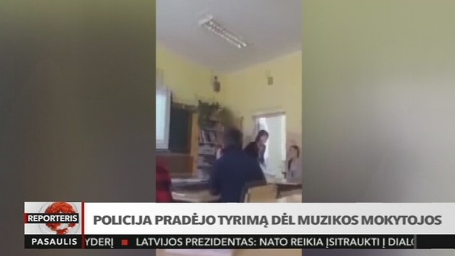 Policija pradėjo tyrimą dėl muzikos mokytojos