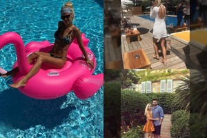 Krepšininko Lino Kleizos žmona Agneta žavi nepriekaištinga figūra