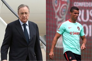 400 milijonų regintis Madrido „Real“ bosas nemaldaus Cristiano Ronaldo pasilikti? 