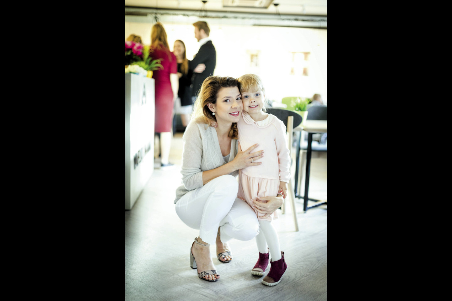 Karolina Liukaitytė su dukra Patricija.<br>Organizatorių nuotr.