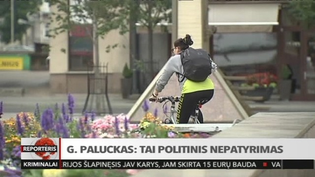 Gintautas Paluckas apie kolegę: tai politinis nepatyrimas