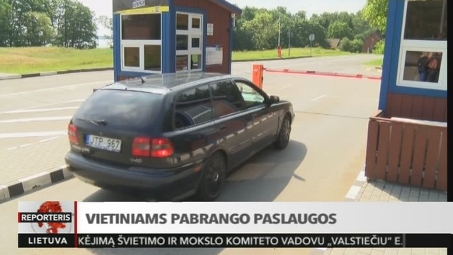 Nidoje vietiniams pabrango paslaugos