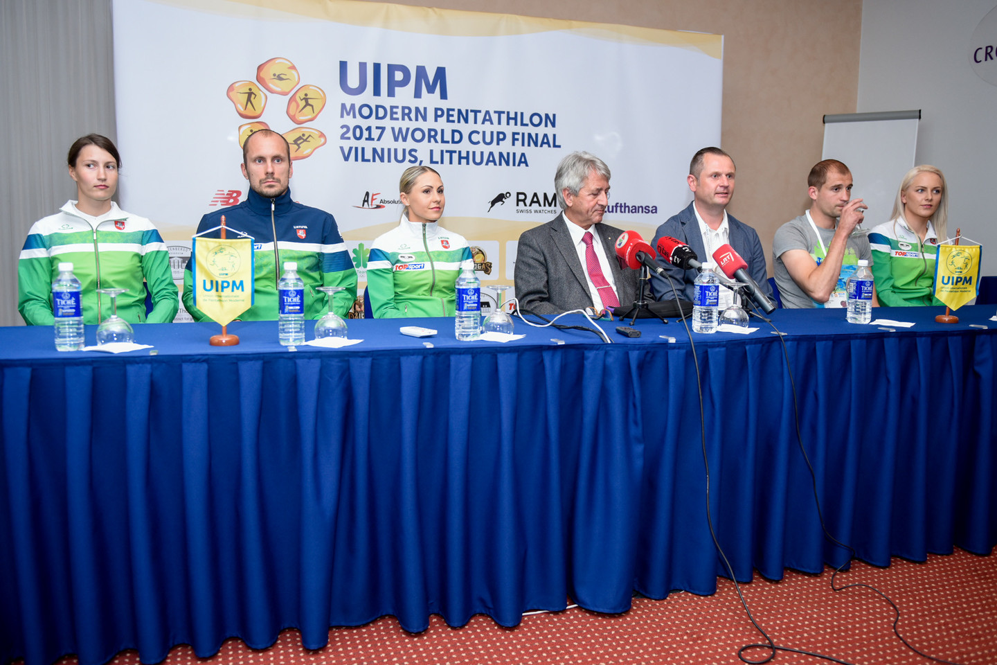  Šiuolaikinės penkiakovės pasaulio taurės finalo pristatymo spaudos konferencija<br>D.Umbraso nuotr.