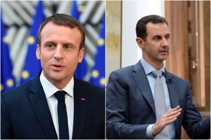 Emmanuelis Macronas: pašalinti Basharą al-Assadą nebėra prioritetas