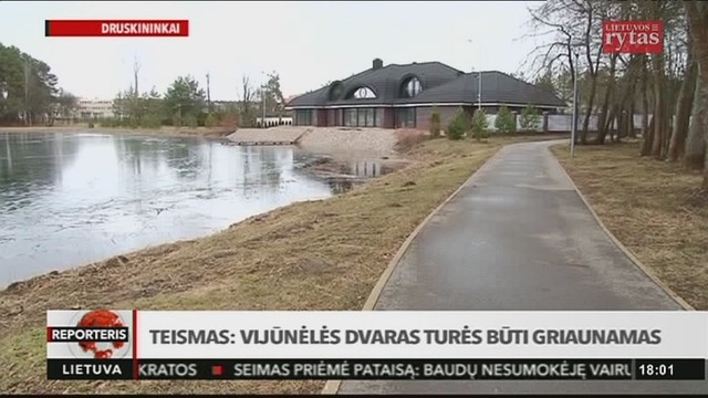 Teismas: Vijūnėlės dvaras turi būti griaunamas