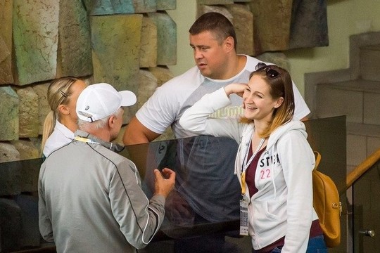 Publikos reakcijos nepabūgusi Donata Rimšaitė stebi pasaulio taurės finalą Vilniuje