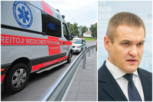 Po greitosios pagalbos dispečerių grasinimo, kad išeis iš darbo – ministro atsakas: „Laukiu tos dienos“