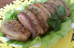 Nuostabaus skonio mėsos vyniotinis