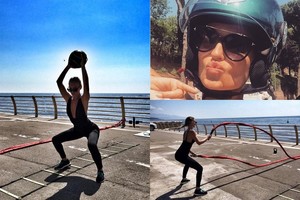 Tobulo kūno savininkė Gintarė Gurevičiūtė mėgaujasi aktyviomis atostogomis