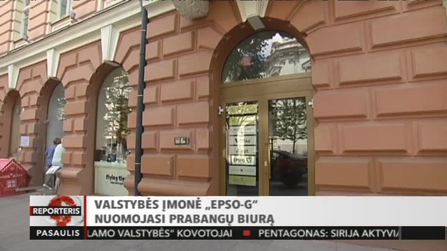 Valstybės įmonė „EPSO-G“ nuomojasi prabangų biurą