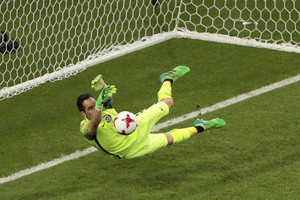 Į Konfederacijų taurės finalą Čilė pateko neleidusi Portugalijai įmušti visų trijų 11 metrų baudinių