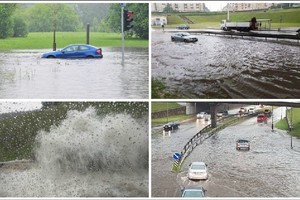 Liūtis sutrikdė eismą Vilniuje: neveikia šviesoforai, gatvės daug kur – neišvažiuojamos
