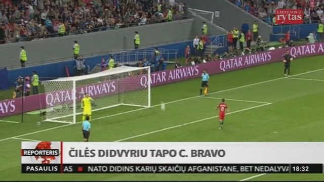 Konfederacijų taurėje Čilės didvyriu tapo Claudio Bravo