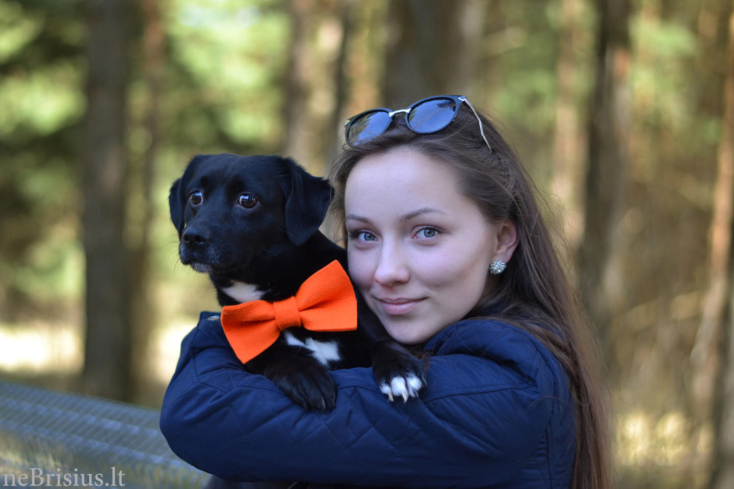 Prie atliekų konteinerio rastas šuo išpildė mamos ir dukros svajonę