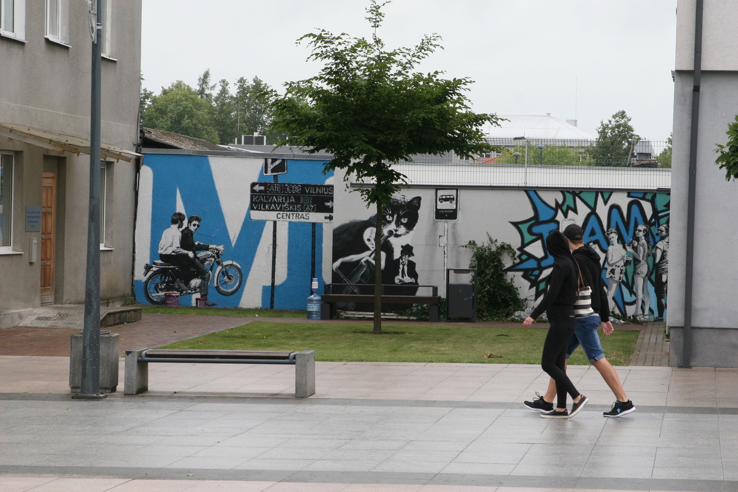 Niujorke kuriančio menininko R.Bartkaus šiųmetis darbas <br> L.Juodzevičienės nuotr.