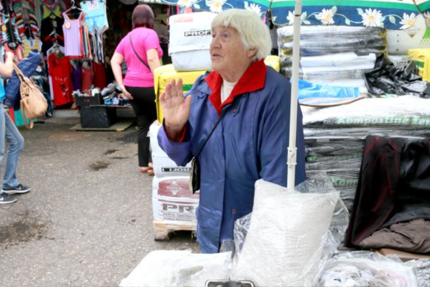 Gėrybių daugiau nei pirkėjų<br> A.Švelnos (panskliautas.lt) nuotr.