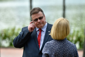 Diskusijoje apie žurnalistų saugumą – „Russia today“ žurnalistės ir Lino Linkevičiaus ginčas