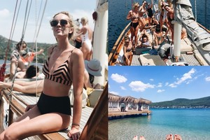 Dizainerė Toma Jankauskaitė su 14 geriausių draugių leidosi į kelionę