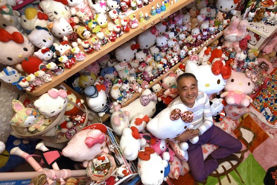 Japonijoje buvęs policininkas surinko didžiausią pasaulyje „Hello Kitty“ kolekciją