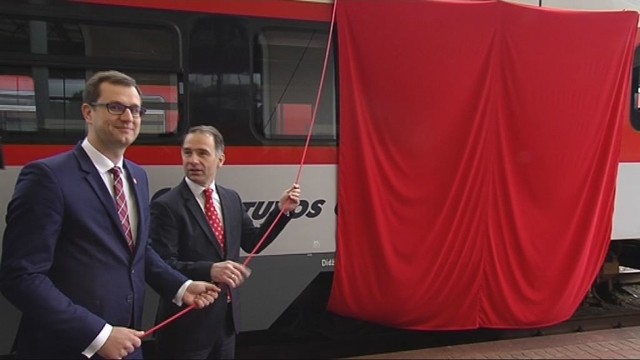Nuo šiol visi „Lietuvos geležinkelių“ traukiniai bus paženklinti Vyčio simboliu