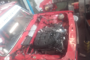 Dovilas Čiutelė „Eneos 1006 km“ lenktynėms į „žigulį“ įdėjo „Mustang“ variklį