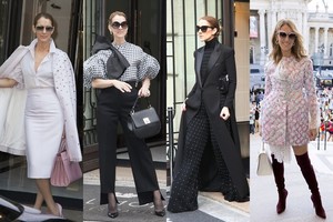 Po vyro netekties atsigavusi Celine Dion stebina tūkstančius kainuojančiais drabužiais