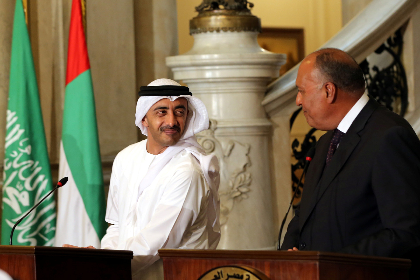 Lietuvoje viešės šeichas Abdullah Bin Zayed Al Nahyan.