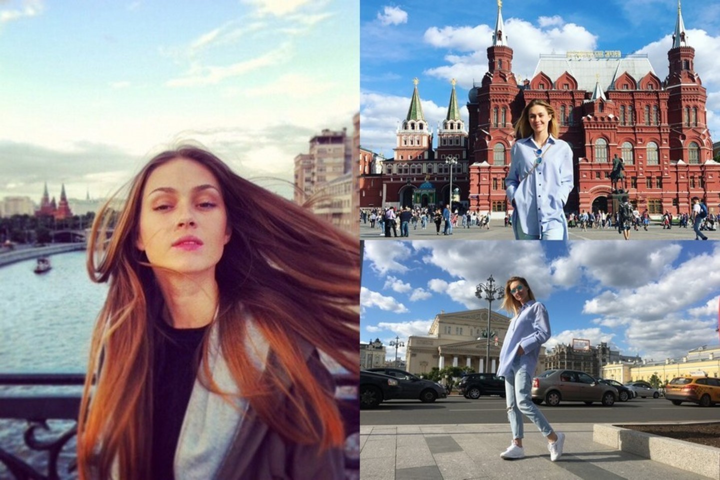 Kelionė į Maskvą aktorei Ievai Andrejevaitei atnešė netikėtą sėkmę.<br>Instagram nuotr.
