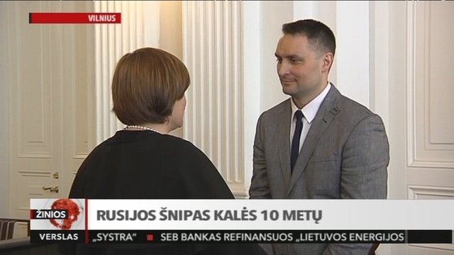 Verdiktas: Rusijos šnipas kalės 10 metų