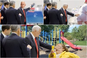 NASA ženklo nepaisęs JAV viceprezidentas tapo pajuokų objektu