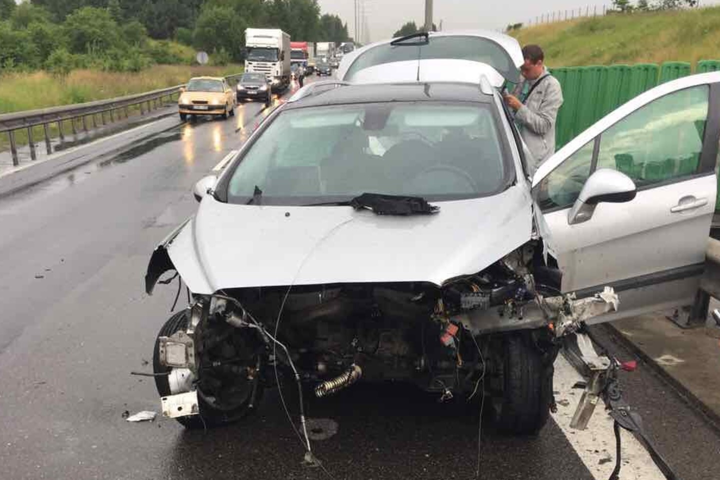 Avariją sukėlė neblaivus automobilio vairuotojas.