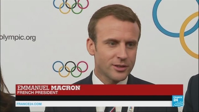Prancūzijos prezidentas rodo paramą dėl siekio surengti Olimpiadą