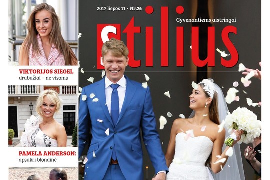  „Stiliaus“ viršelį papuošė Eglės ir Mindaugo Kuzminskų vestuvės