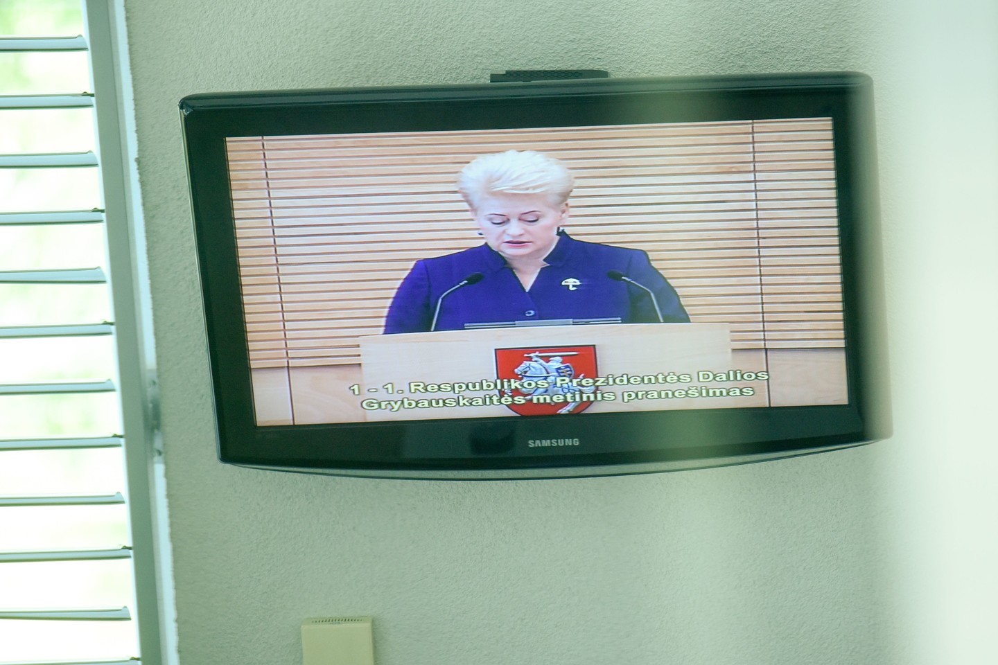 Aršiai kritikuodama Seimo ir Vyriausybės darbą D.Grybauskaitė laimi populiarumo balsų.<br> D.Umbraso nuotr. iš archyvo