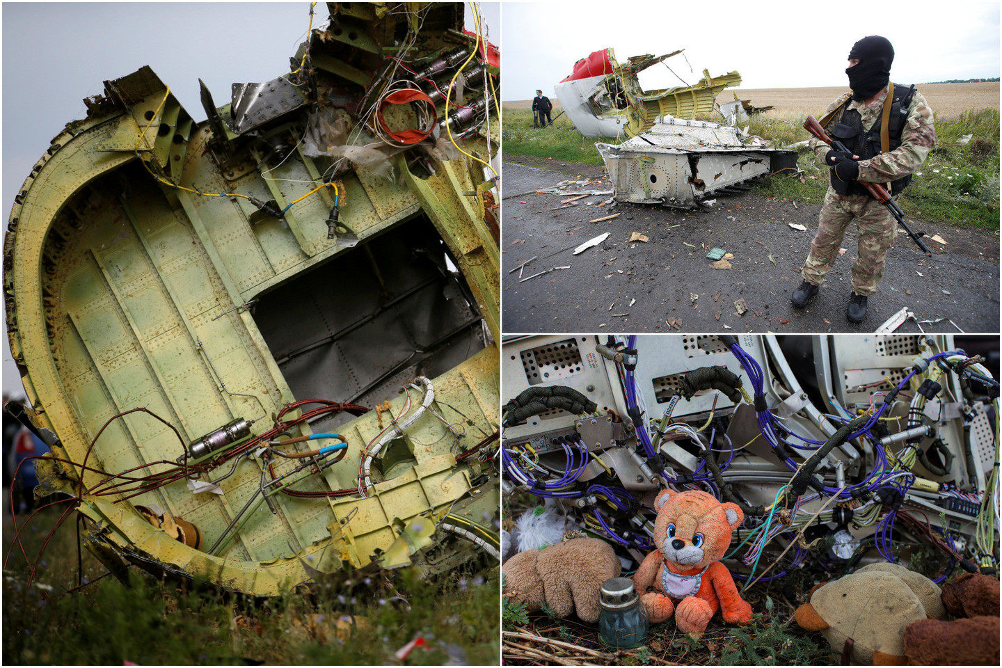 „Malaysia Airlines“ lėktuvas buvo numuštas 2014 metų liepą.<br>lrytas.lt montažas, „Reuters“/“Scanpix“ nuotr.