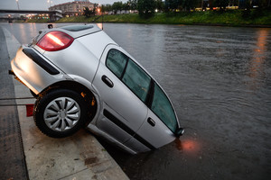 Liūties statistika: žala dėl apsemto automobilio – keliolika tūkstančių eurų 