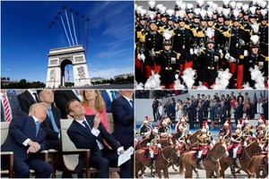 Pompastika Paryžiuje: minima Bastilijos paėmimo dieną