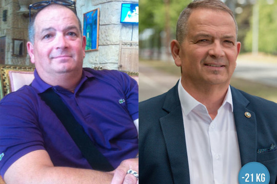 Iš XXL dydžio į L dydį: laikydamasis vieno patarimo, vyras numetė 21 kg