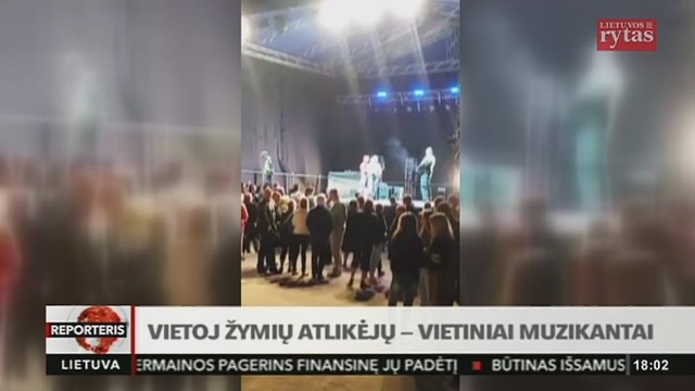 Garsius muzikantus tikėjęsi išvysti festivalio lankytojai liko it musę kandę