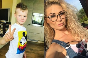 Natalija Bunkė pagražino savo sūnų Kristupą